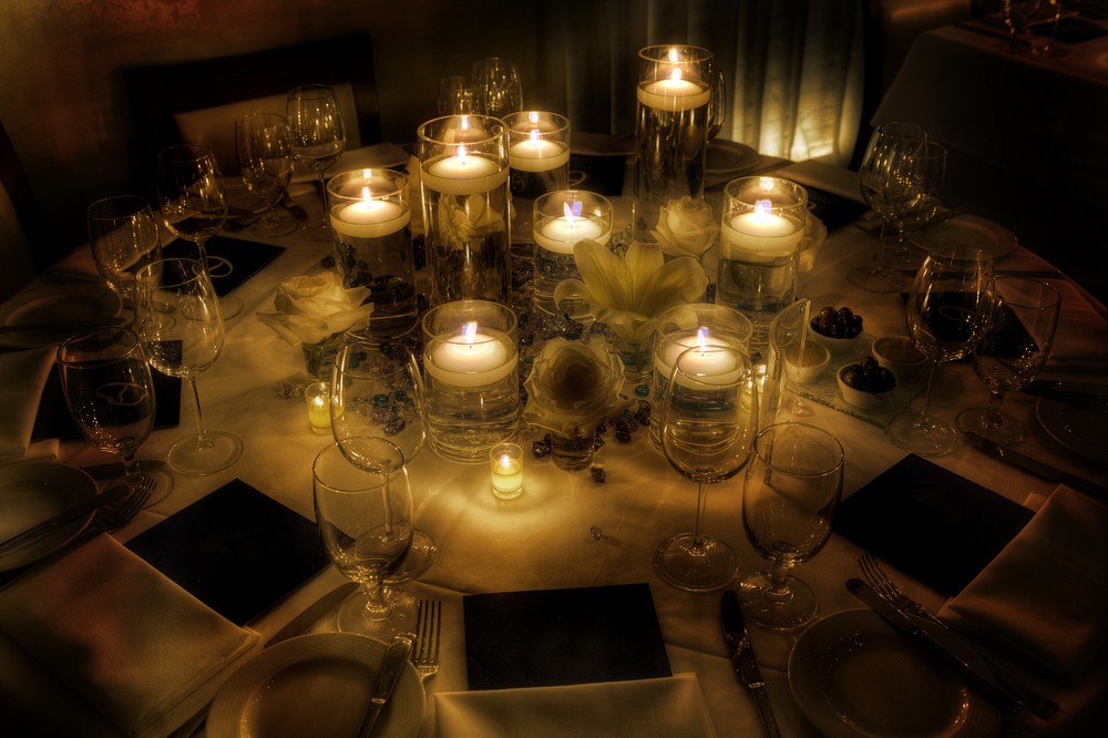 black and white wedding