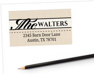 Western Love Address Label