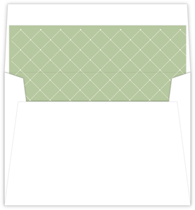 Greenery Floral Envelope Liner