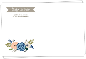 Springtime Floral Custom Envelope