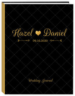 Heart and Arrow Wedding Journal
