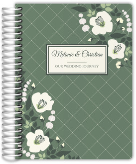 Greenery Floral Wedding Journal