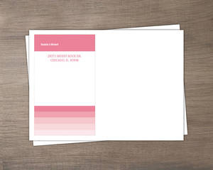 Pink Ombre Address Envelope