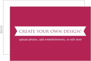 Create Your Own Card - Flat 6x4 Inches